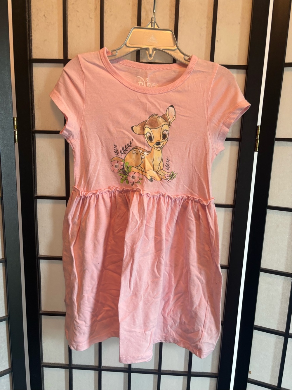Disney Jumping Beans Pink Bambi Girls' Cotton Dress